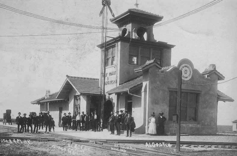 Texas Railroad Depots Algoa