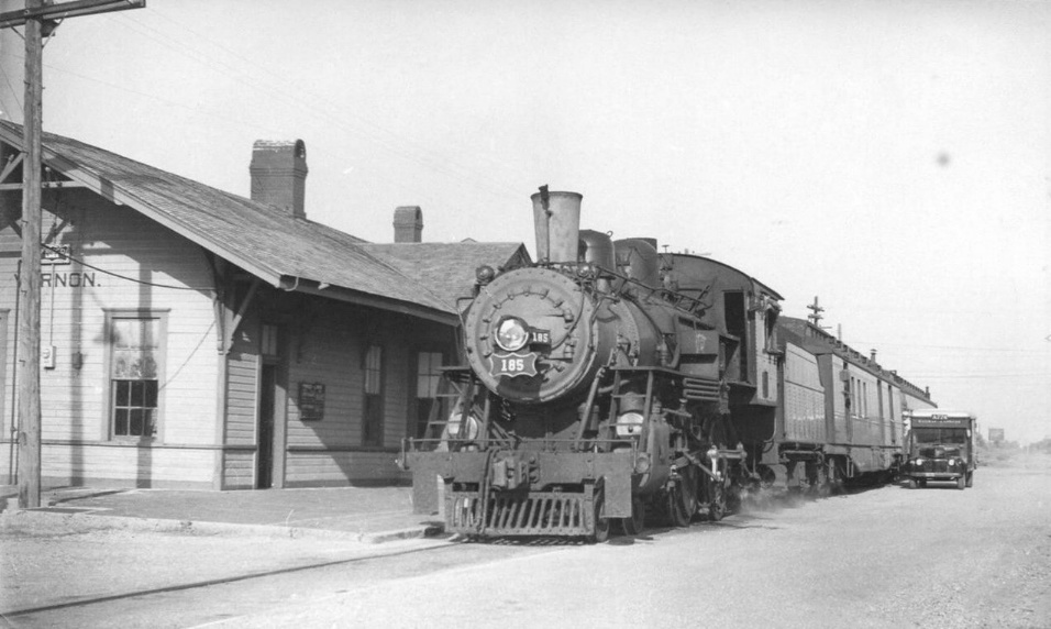 Texas Railroad Depots Vernon