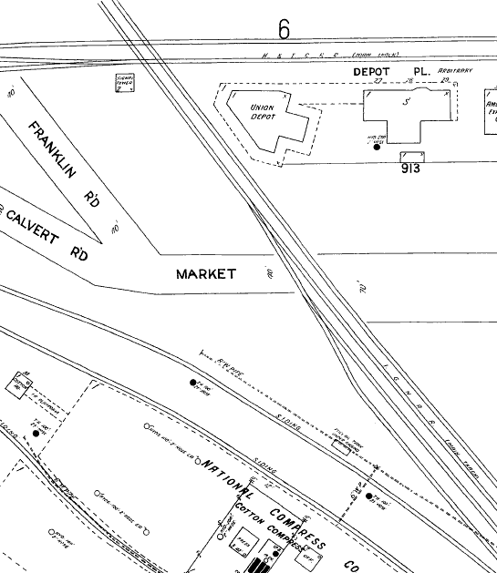 Texas Railroad History Towers 15, 140 and 194 Hearne and vicinity